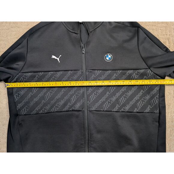 Puma BMW Motorsport Collab Track Jacket Mens XL XLarge Black 596094-01 - Picture 8 of 12
